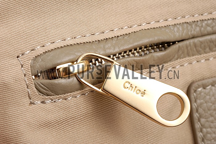 Chloe Marcie Satchel Crossbody Bag Grey