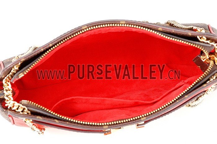 Louis Vuitton Monogram Kimono Shoulder Bag Red