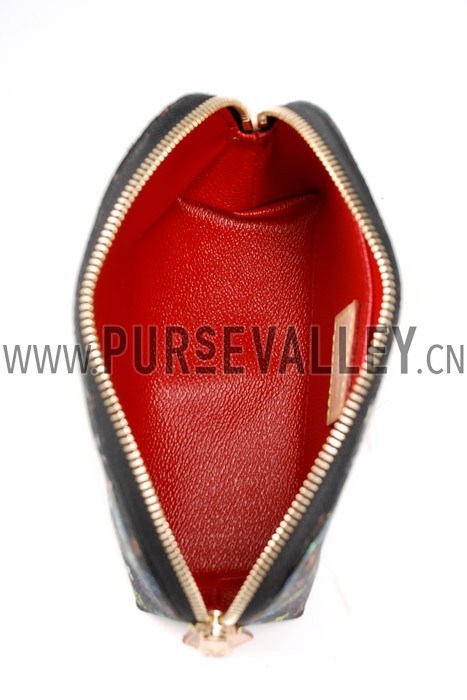 Louis Vuitton Black Murakami Cosmetic Pouch