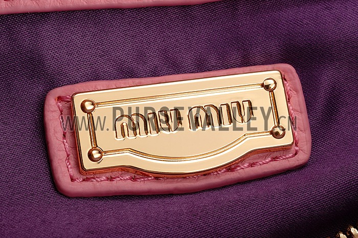 Miu Miu Satchel Purple and Pink