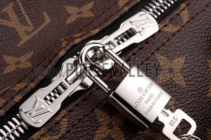 Louis Vuitton Keepall 55 Monogram Macassar Canvas