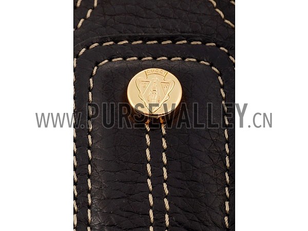 Gucci Aviatrix Medium Black Boston Bag