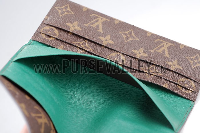 Louis Vuitton Josephine Green Wallet