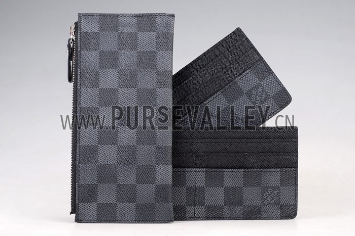 LV Adjustable Damier Graphite Wallet
