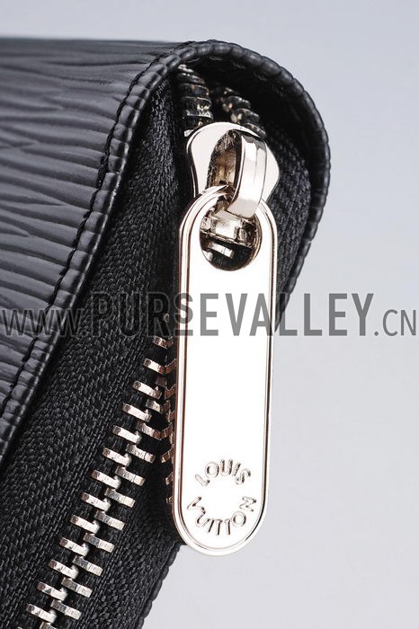 Louis Vuitton Zippy Wallet Black Epi Leather