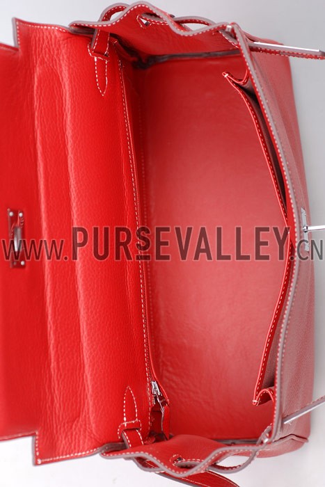 Hermes Kelly Small Red Bag