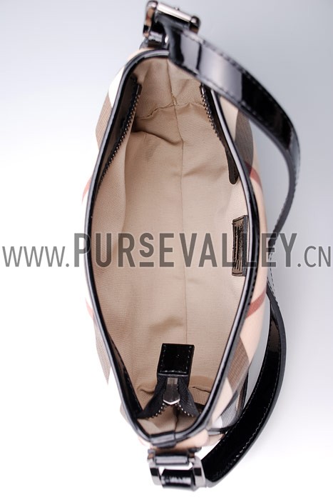 Burberry Nova Check Sling Bag Black