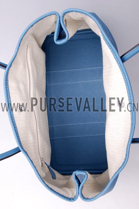 Hermes Garden Party Tote Blue