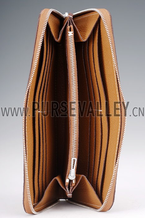 Hermes Azap Long Wallet Tan