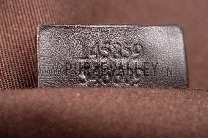 Gucci Monogram Canvas Messenger Bag