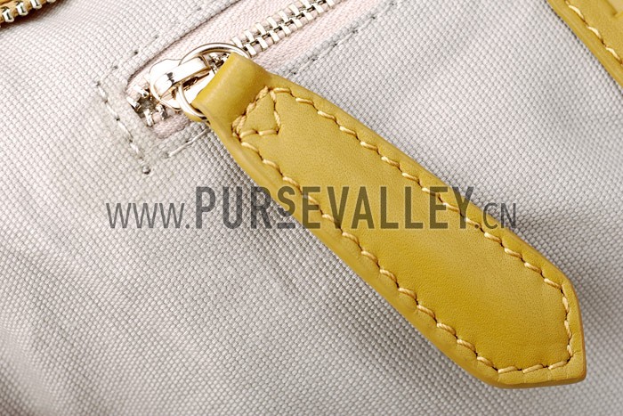 Burberry Smooth Bridle House Check Belted Bag Yellow