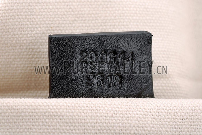 Gucci Soft Stirrup Black Leather Large Shoulder Bag