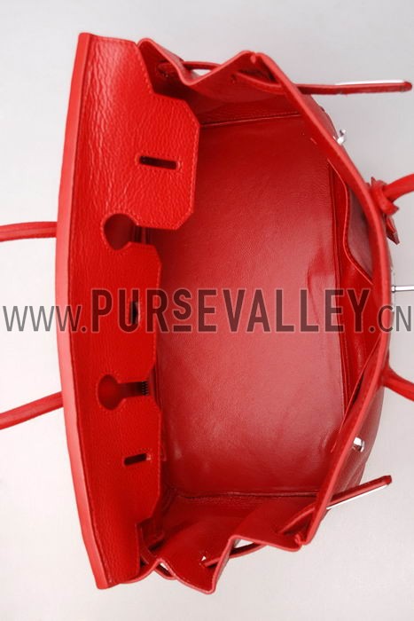 Hermes Medium Red Birkin Bag