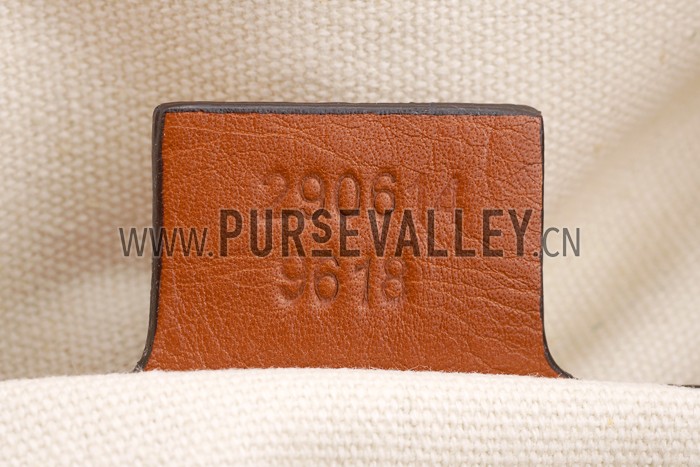 Gucci Soft Stirrup Tan Leather Large Shoulder Bag Cognac