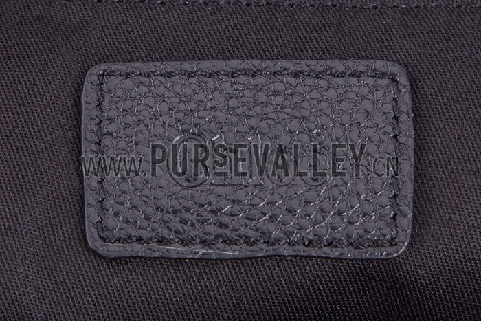 Chloe Marcie Large Leather Tote Black