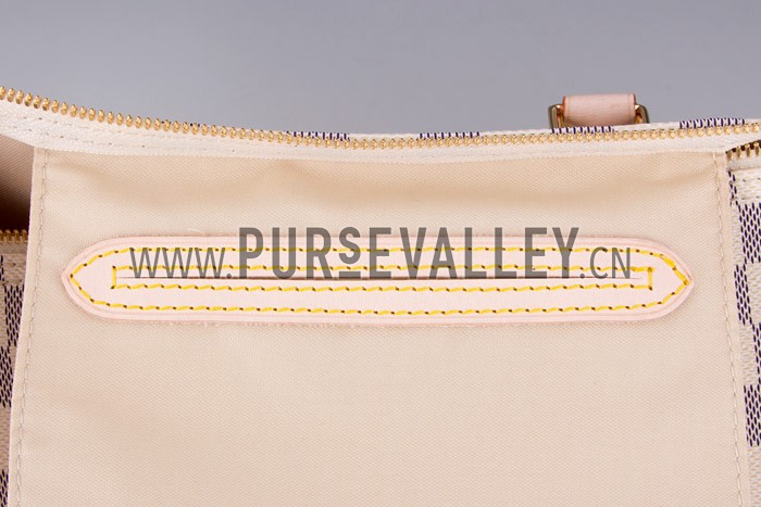 Louis Vuitton Damier Azur Speedy 35 with Shoulder Strap