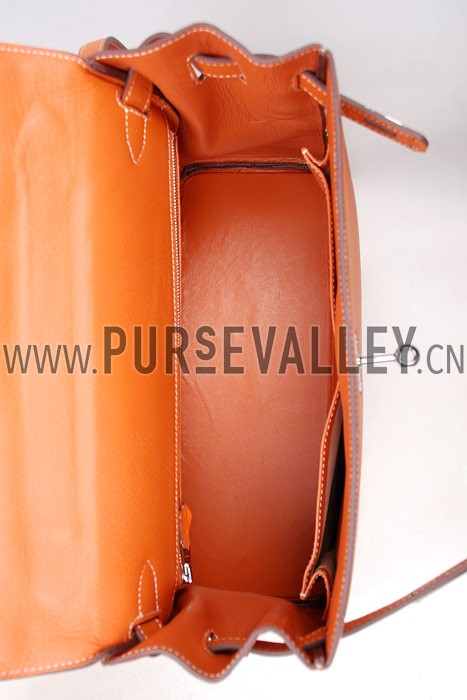 Hermes Kelly Small Orange-Brown Tan