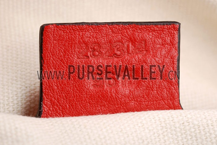 Gucci Soho Large Hobo with Embossed Interlocking G Red