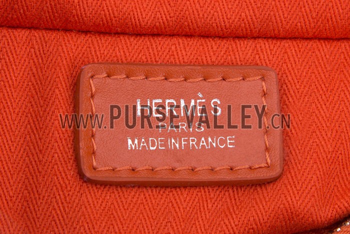 Hermes Deauville Tote Bag Orange