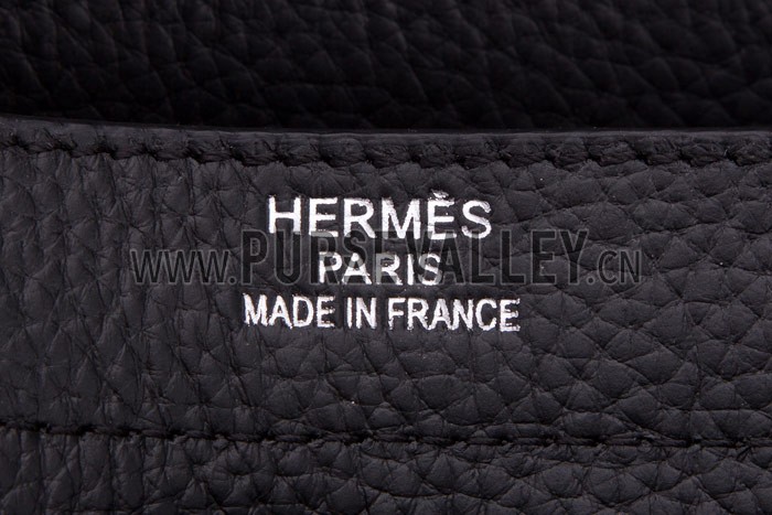 Hermes Kelly Briefcase Black