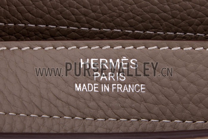 Hermes Kelly Briefcase Grey