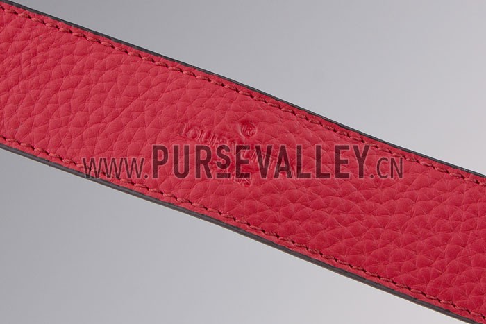 Louis Vuitton Alma in Taurillon Leather Red MM