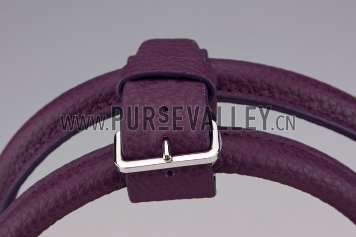 Louis Vuitton Alma in Taurillon Leather Purple MM