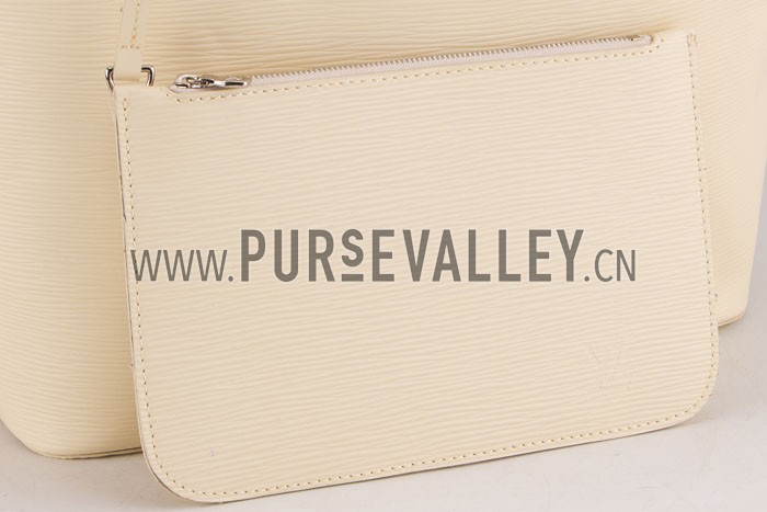 Louis Vuitton Neverfull MM Epi Leather Beige