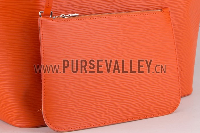 Louis Vuitton Neverfull MM Epi Leather Orange