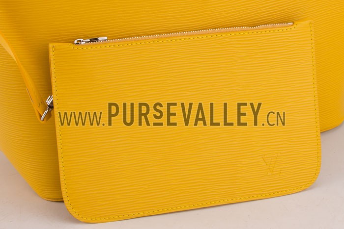 Louis Vuitton Neverfull MM Epi Leather Yellow