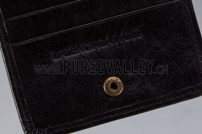 Balenciaga Giant Envelope Wallet Black