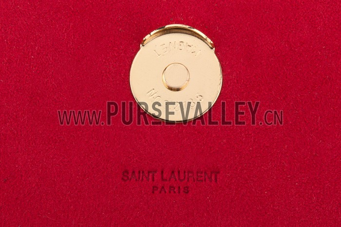 Saint Laurent Cassandre Tassel Red Shoulder Bag