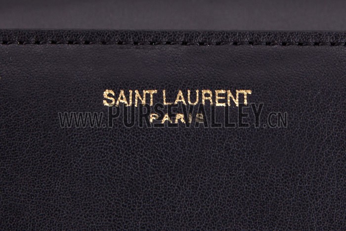 YSL Betty Medium Chain Shoulder Red Black