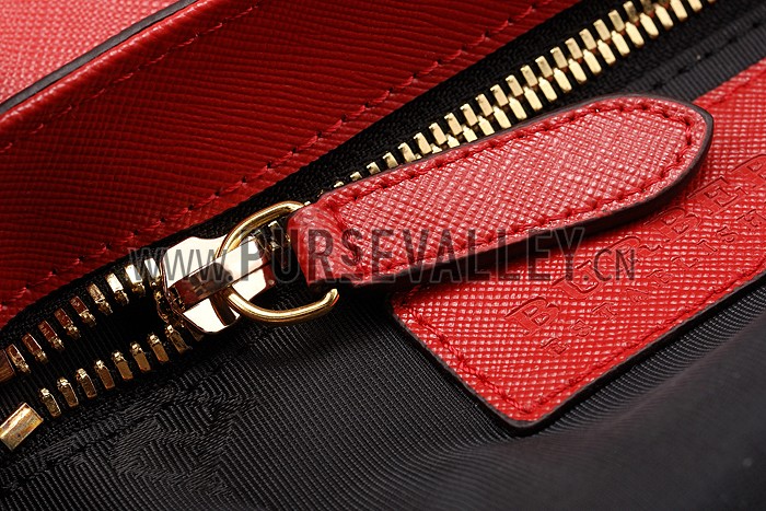 Burberry Studded Berkley Crossbody Bag Red 607788