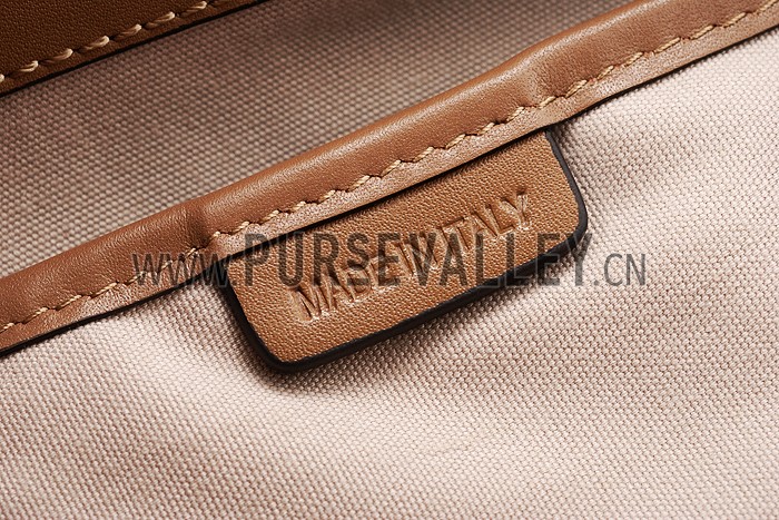 Burberry Small Bridle House Check Tote Bag Brown 607792