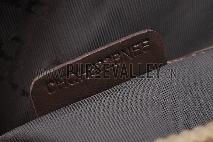 Burberry Blaze Haymarket Satchel Brown 607794