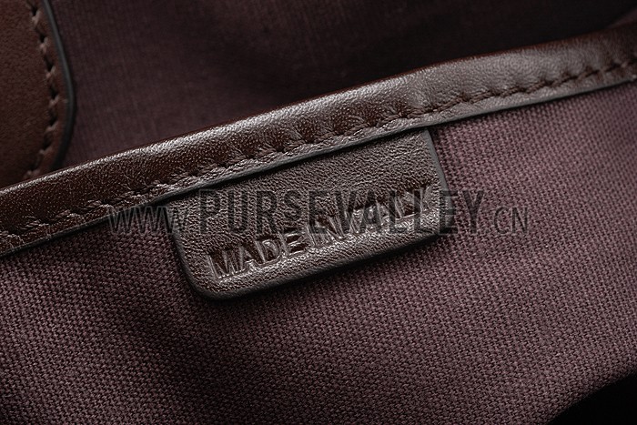 Burberry Small Haymarket Check Tote Bag Brown 607797