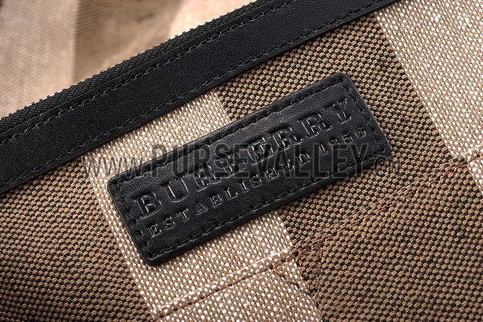 Burberry Large Canvas Check Backpack Black 607807