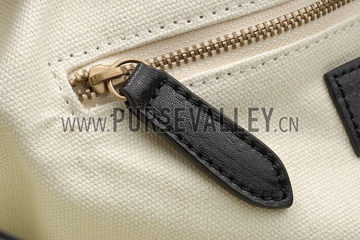 Burberry Canvas Check Traveller Bag Black 607810