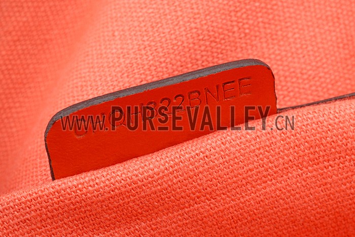 Burberry Large Tassel Bowler Bag Orange 607827