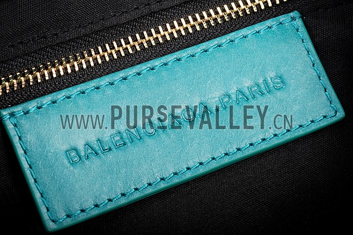 Balenciaga Mini City Bag Bleu Tropical 607844