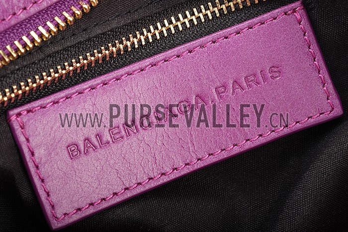 Balenciaga Mini City Bag Magenta 607846