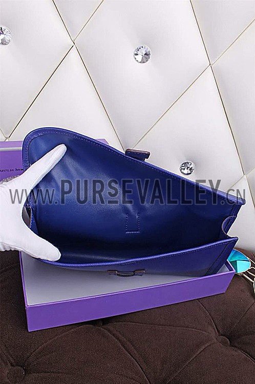 Hermes Jige Elan 29 Blue Electric Clutch 608009