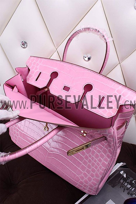 Hermes Birkin 35 Crocodile Pink 608061