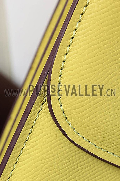 Hermes Constance Yellow With Gold Hardware 608120