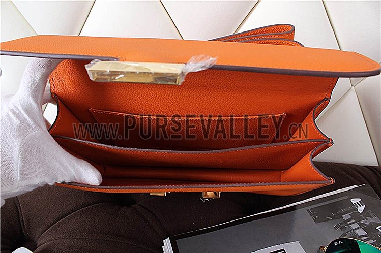 Hermes Constance Elan Orange 608124