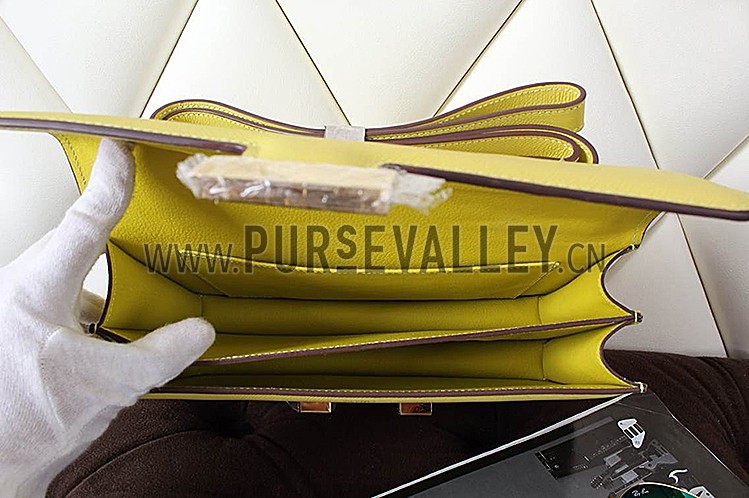 Hermes Constance Elan Yellow 608131
