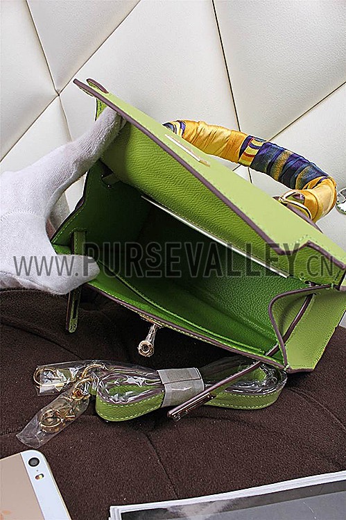 Hermes Kelly Apple Green 608134