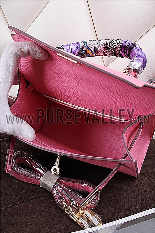 Hermes Kelly Pink 608136