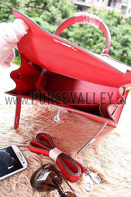Hermes Kelly 28 Red 608160